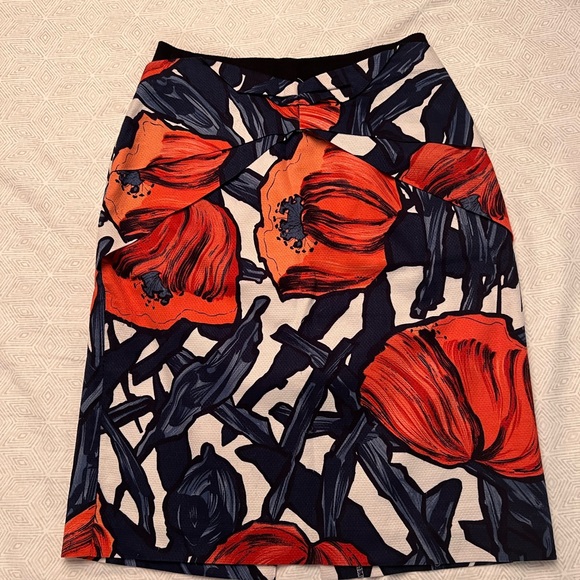 Anthropologie Moulinette Soeurs Poppies "Fantastic Field Skirt" Sz 2 - Picture 2 of 7